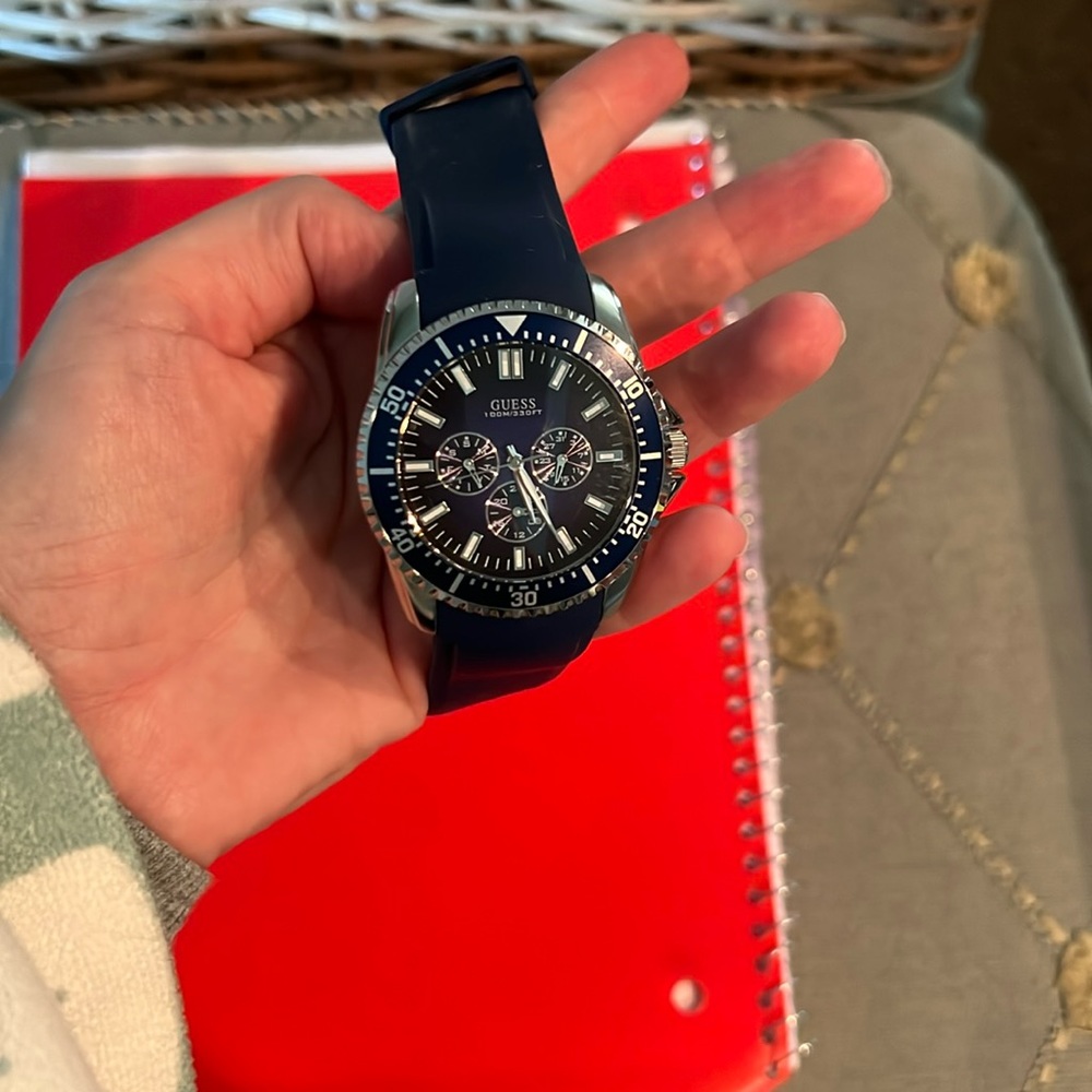 Blue Guess Watch